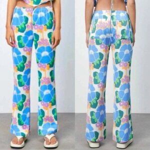 Zara floral pants size small
